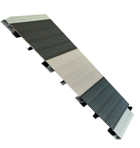 Échantillons de lames aluminium - différentes couleurs RAL